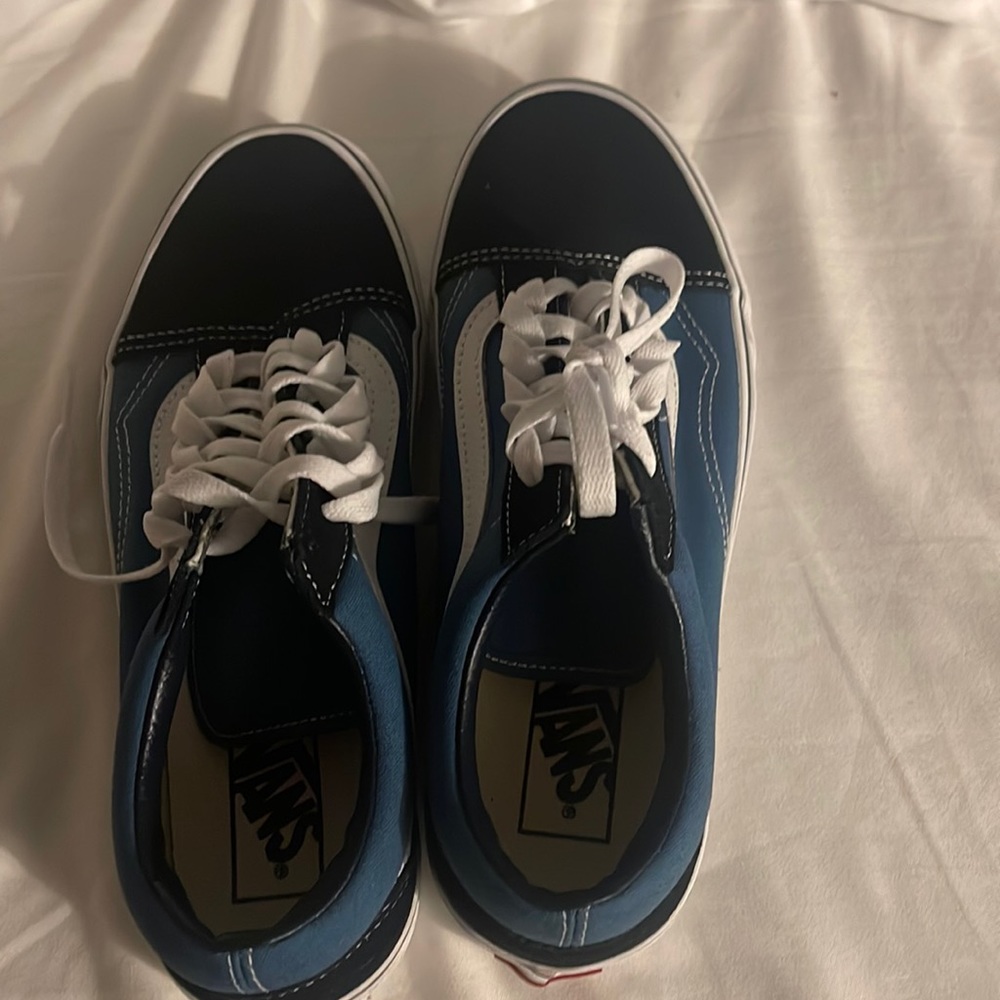 blue vans size 7.5